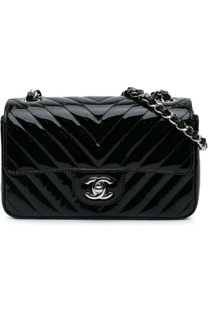 CHANEL Hobo Bags - 2017-2018 Mini Rectangular Classic Chevron Patent - Gr. unisize - in - für Damen