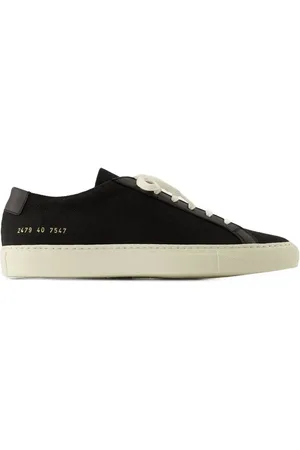 COMMON PROJECTS Low-Top Sneaker - Achilles In Canvas Sneakers - Leather - Black - Gr. 45 (EU) - in - für Damen