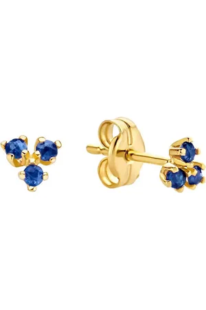 Jackie Ohrringe - Jackie Triangle Sapphire Studs - Gr. unisize - in - für Damen