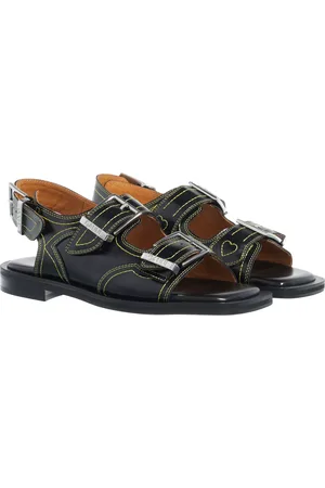 Ganni Sandalen - Embroidered Western Sandals - Gr. 37 (EU) - in - für Damen