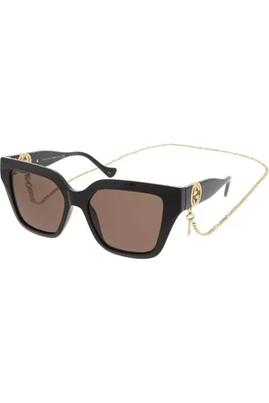 Gucci Sonnenbrillen - GG1023S-005 54 Sunglass Woman Injection - Gr. unisize - in Schwarz - für Damen
