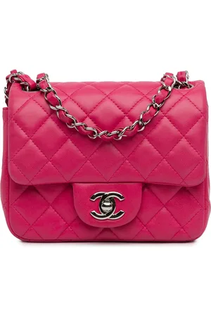 CHANEL Hobo Bags - 2014 Mini Square Classic Lambskin Single Flap - Gr. unisize - in - für Damen