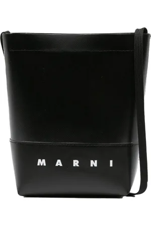 Marni Hobo Bags - Pelletteria Uomo Shoulder Bag - Synthetic - Black - Gr. unisize - in - für Damen