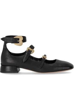 A.BOCCA Black Ballet Flat With Straps - Gr. 36_IT - in