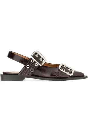 Ganni Ballerina With Buckle - Gr. 36 (EU) - in