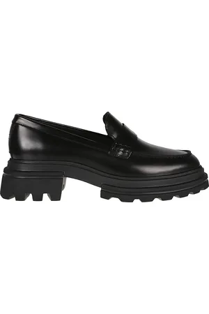 Hogan Loafer - Black leather H674 loafers - Gr. 36 (EU) - in - für Damen
