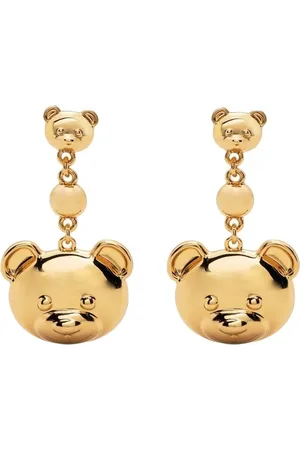 Moschino Halsketten - Teddy Bear Drop Earrings - Gr. ONE SIZE - in - für Damen