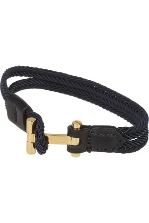Tom Ford Armbänder - Braided Nylon Bracelet - Gr. M - in Blau - für Damen