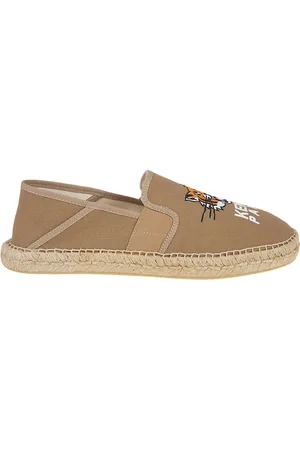 Kenzo Lucky Tiger Elastic Slip On Espadrilles Brown - Gr. 41 (EU) - in