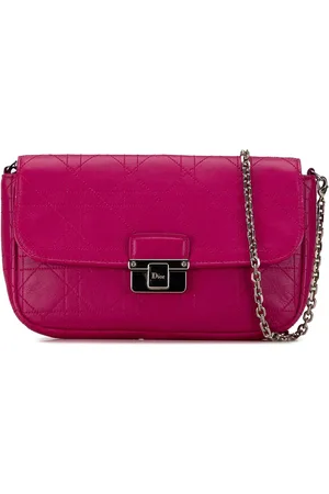 Dior Portemonnaies - Calfskin Cannage Diorling Wallet on Chain - Gr. unisize - in - für Damen