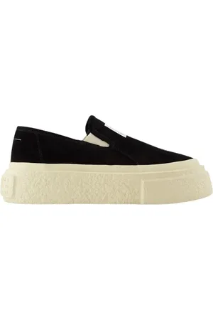 Maison Margiela Low-Top Sneaker - Sneakers - Leather - Black - Gr. 44 (EU) - in - für Damen