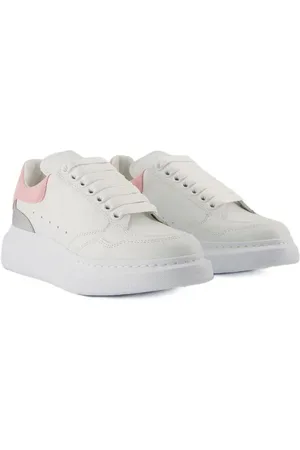 Alexander McQueen Low-Top Sneaker - Oversized Sneakers - Leather - White/Pink - Gr. 36 (EU) - in - für Damen