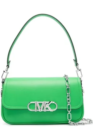 Michael Kors Shopper - Green Parker Medium Shoulder Bag In Leather - Gr. unisize - in - für Damen