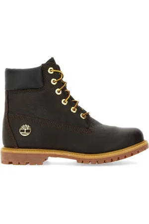 Timberland Stiefel - Brown Lace-Up Boots - Gr. 5_5 - in - für Damen