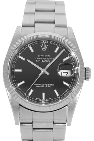 Rolex Uhren - Datejust - Gr. unisize - in Grau - für Damen