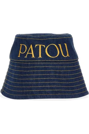 Patou Caps & Mützen - Structured Bucket Hat With Embroidered Logo - Gr. L - in - für Damen
