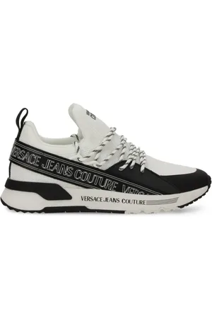 VERSACE Low-Top Sneaker - White Dynamic Sneakers With Textured Accents - Gr. 40 (EU) - in - für Damen