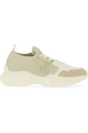 Stuart Weitzman Low-Top Sneaker - Textured Mesh And Leather Sneakers With Chunky Sol - Gr. 36 (EU) - in - für Damen