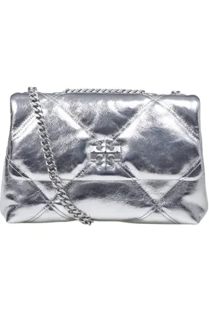 Tory Burch Hobo Bags - Kira Metallic Diamond Quilt Small Convertible Shou - für Damen