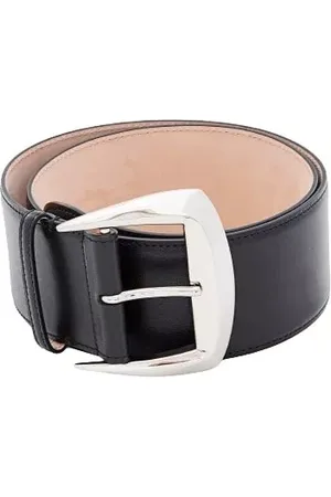 Alexander McQueen Gürtel - Leather Belt With Buckle - Gr. 80 - in - für Damen