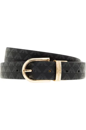 Emporio Armani Gürtel - Eagle Belt Similnappa - Gr. 60 - in - für Damen