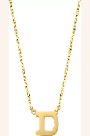 Isabel Bernard Halsketten - Le Marais Chloé 14 Karat Initial Necklace Letter D - Gr. unisize - in - für Damen