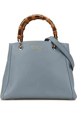 Gucci Shopper - Small Calfskin Bamboo Shopper Satchel - Gr. unisize - in - für Damen