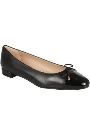 Stuart Weitzman Loafer - Black Almond Toe Ballerinas - Gr. 37 (EU) - in - für Damen
