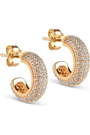 Enamel Ohrringe - Mini Sparkling Luna Ohrringe - Gr. unisize - in - für Damen