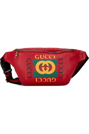 Gucci Bauchtaschen - Leather Logo Belt Bag - Gr. unisize - in - für Damen