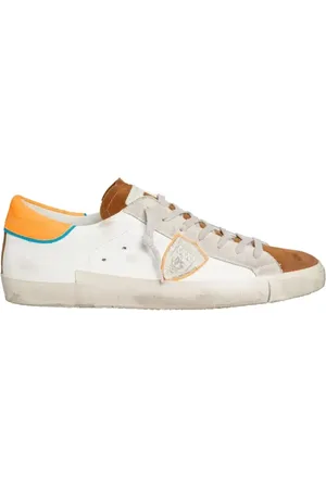 Philippe model Low-Top Sneaker - prsx vintage blanc orange - Gr. 41 (EU) - in - für Damen