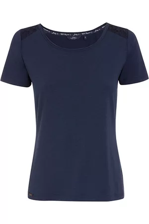 Damen Schlafanzüge - Jockey Damen T-Shirt T-Shirt mit Spitzenpasse