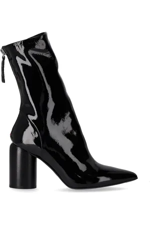 HALMANERA ROXY SCHWARZE STIEFELETTE MIT ABSATZ