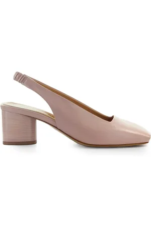 HALMANERA IRMA PUDERROSA SLINGBACK OPEN TOE PUMPS