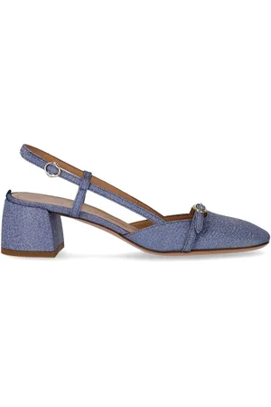 A.BOCCA SMOKY BLAUE SLINGBACK PUMPS