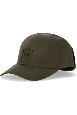 C.P. Company CHROME-R GOGGLE MILITÄGRÜNE BASEBALLMÜTZE