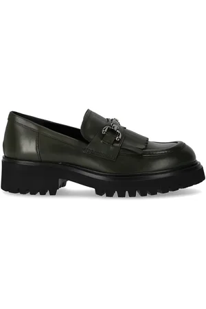 Guglielmo Rotta WAU MILITÄRGRÜNER LOAFER