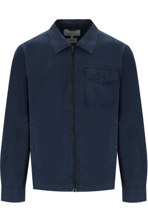 Woolrich BLAUE HEMDJACKE