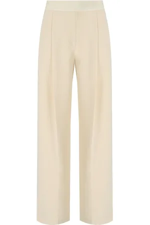STINE GOYA CIARA ELFENBEIN WIDE LEG HOSE