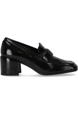 HALMANERA GLAZE SCHWARZER LOAFER MIT ABSATZ