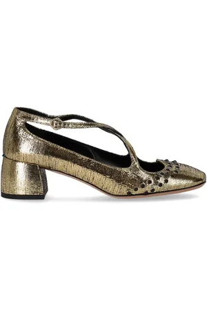 A.BOCCA TWO FOR LOVE GOLDENE PUMPS