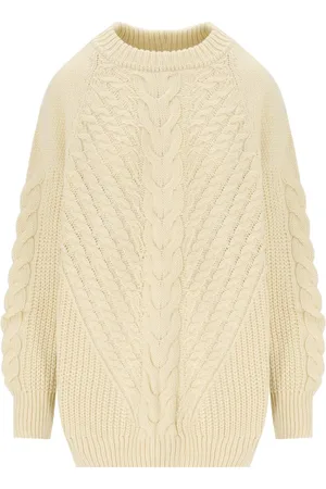 Essentiel Antwerp GRIVE ECRU RUNDHALSPULLOVER