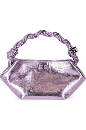 Ganni BOU MINI LILA HANDTASCHE
