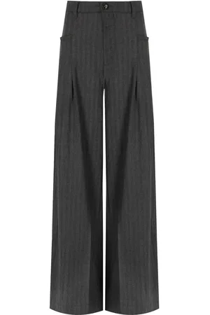 White Sand ANTHRAZITGRAUE WIDE LEG HOSE