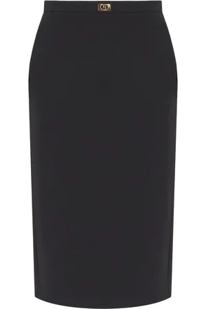 Elisabetta Franchi SCHWARZE ROCK MIT LOGO