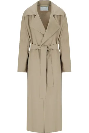 Harris Wharf London DOVE GREY TRENCH