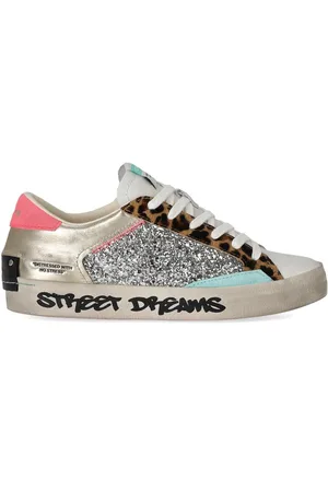 Crime london DISTRESSED PLATINUM WILDLIFE SNEAKER
