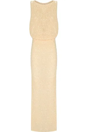 Elisabetta Franchi RED CARPET LEMONADE KLEID MIT PAILLETTEN