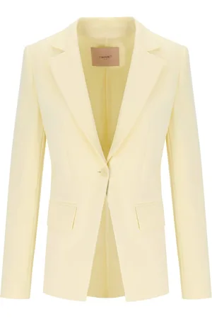 Twin-Set VANILLE CREPE EINREIHIGER BLAZER