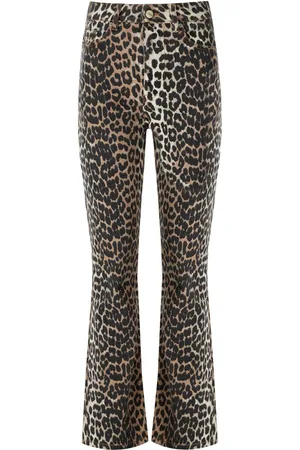 Ganni LEOPARD BETZY JEANS
